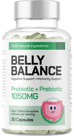Belly Balance Probiotics + Prebiotic – 50% Off